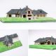 Wydruk 3D makiety domu - color jet printing